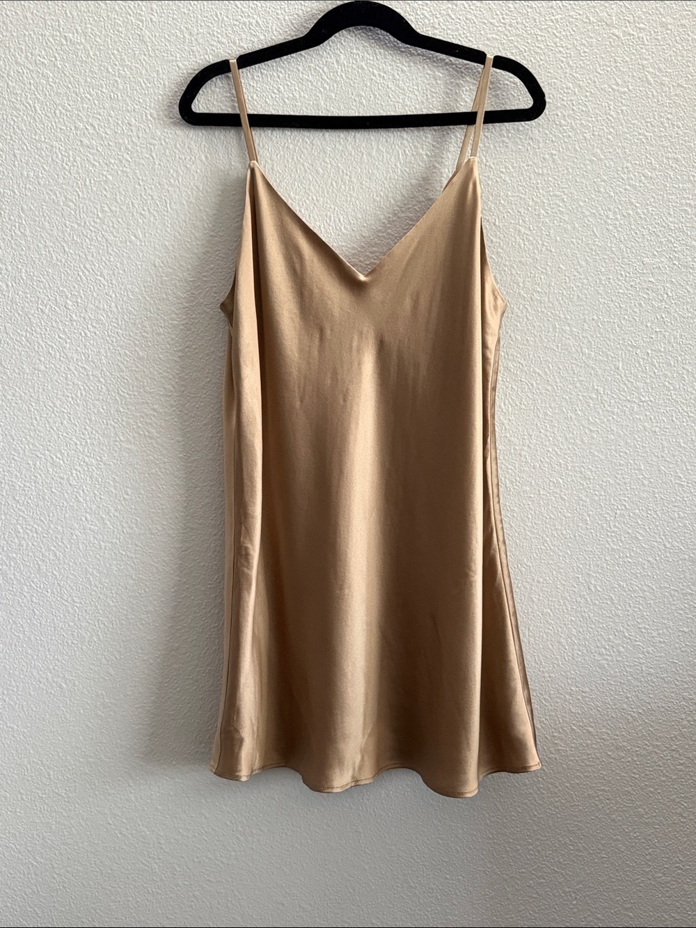 Lafayette 148 New York 100% Silk Taupe Slip Camisole Tank Top XS NWT